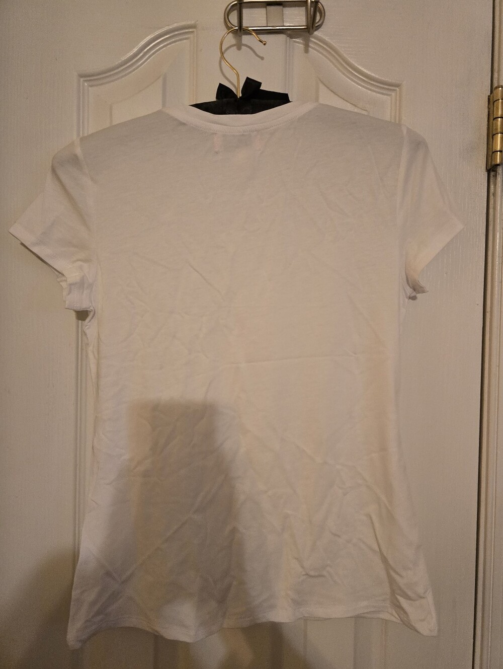 NWT Juicy Couture White Metallic Logo Graphic T-Shirt - Size M - Picture 5 of 5